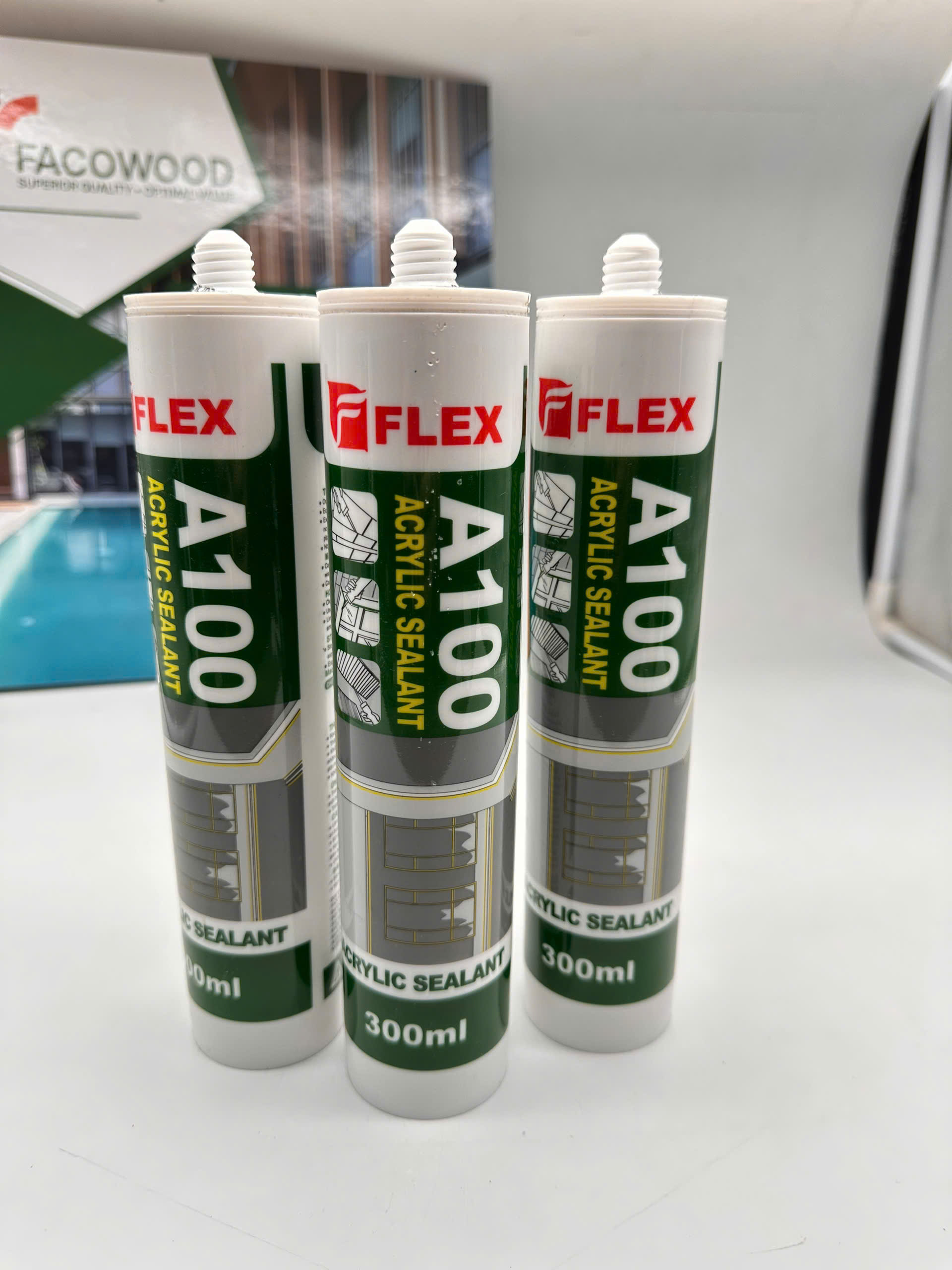 Keo dán nội, ngoạt thất Silicone FFlex A100