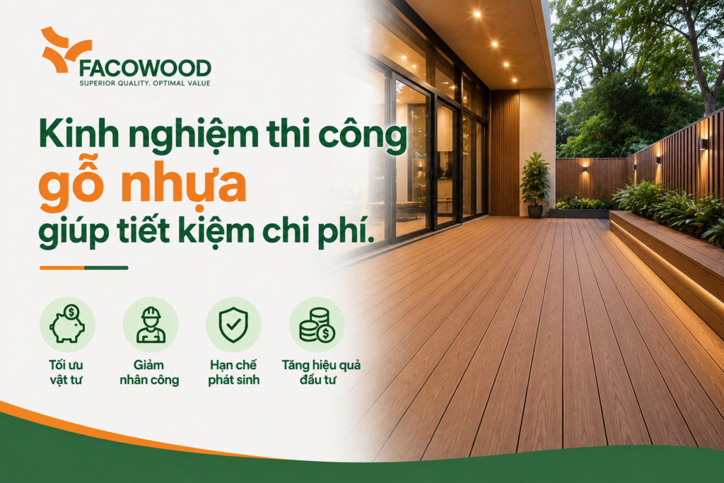 Kinh Nghiệm Thi Công Gỗ Nhựa Giúp Tiết Kiệm Chi Phí